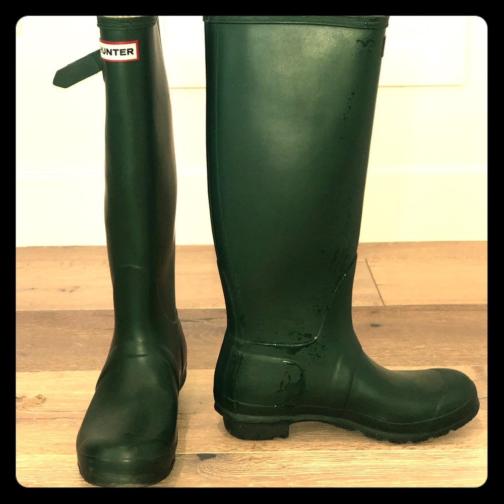 Hunter Boots - Classic Hunter Green Rain Boots